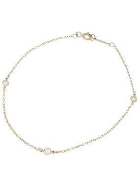 Tiffany & Co by the Yard Diamond Bracelet Ct 18K Yellow Gold